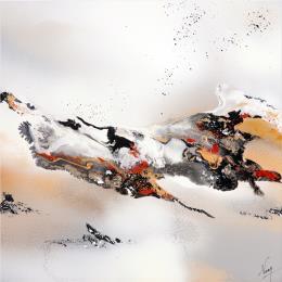 Painting C2682 by Naen | Painting Abstract Acrylic, Ink Minimalist, Nature