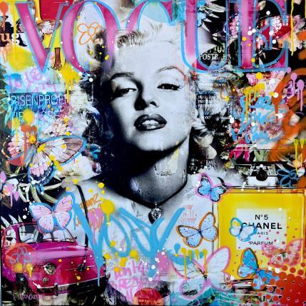 Peinture MARILYN NUMBER FIVE par Novarino Fabien | Tableau Pop-art Icones Pop