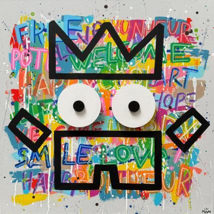 Peinture WELCOME par Mam | Tableau Pop-art Acrylique Icones Pop, Scènes de vie, Société