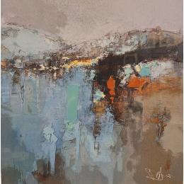 Gemälde Abstract 36.26 von Castan Daniel | Gemälde Figurativ Öl Landschaften