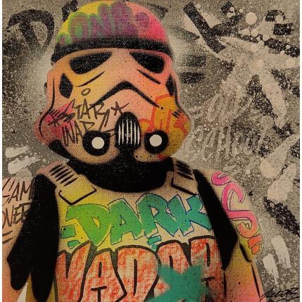 Painting Stormtrooper by Kedarone | Painting Pop-art Acrylic, Graffiti Pop icons