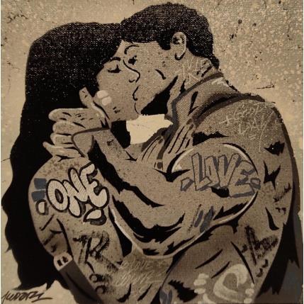 Peinture Super Couple par Kedarone | Tableau Pop-art Acrylique, Graffiti Icones Pop