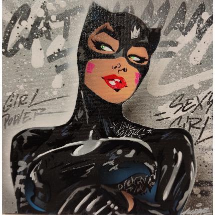 Painting Catwoman by Kedarone | Painting Pop-art Acrylic, Graffiti Pop icons