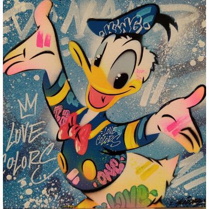 Peinture Donald Duck par Kedarone | Tableau Pop-art Acrylique, Graffiti Icones Pop