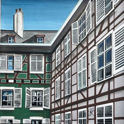 Peinture Rue des Juifs à Strasbourg par Touras Sophie-Kim  | Tableau Réalisme Huile Natures mortes