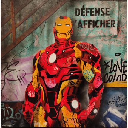 Peinture iron Man urbex par Kedarone | Tableau Pop-art Acrylique, Graffiti Icones Pop
