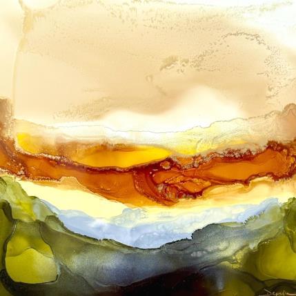 Painting 2052 Dune by Depaire Silvia | Painting Abstract Acrylic, Ink Landscapes, Minimalist