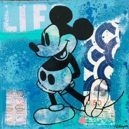 Peinture Mickey  par Kikayou | Tableau Pop-art Acrylique, Collage, Graffiti Icones Pop