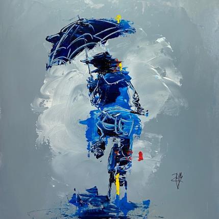 Peinture Petite pluie par Raffin Christian | Tableau Figuratif Huile Scènes de vie