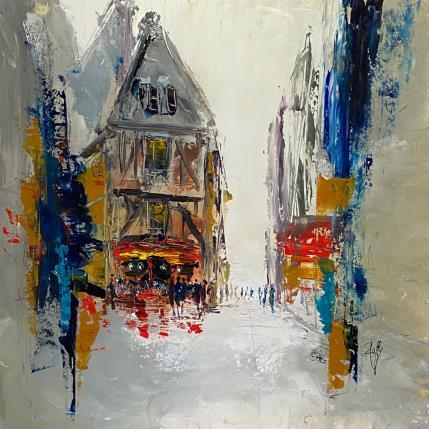 Painting Tours by Raffin Christian | Painting Figurative Oil Life style, Urban