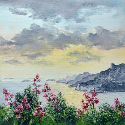 Peinture Sur le sentier de l'évasion - Cassis par Blandin Magali | Tableau Figuratif Huile Paysages