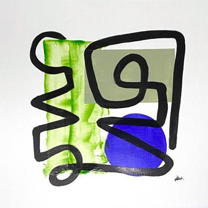 Peinture Apple candy par Elliot Clara | Tableau Abstrait Acrylique, Encre