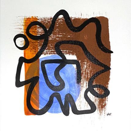 Peinture Elements par Elliot Clara | Tableau Abstrait Acrylique, Encre