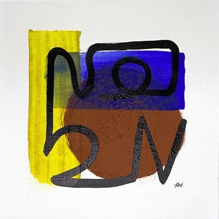 Peinture Edge of the 70's par Elliot Clara | Tableau Abstrait Acrylique, Encre