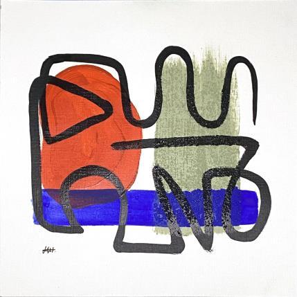 Peinture Elementary way par Elliot Clara | Tableau Abstrait Acrylique, Encre