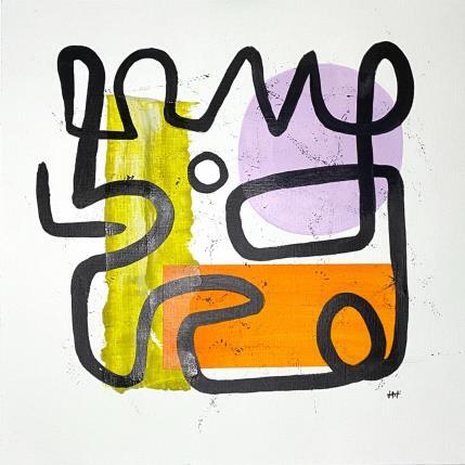 Peinture Confused par Elliot Clara | Tableau Abstrait Acrylique, Encre