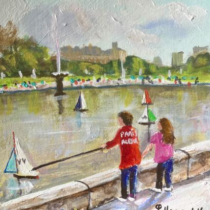 Gemälde Jardin du Luxembourg  von Lallemand Yves | Gemälde Figurativ Acryl Urban