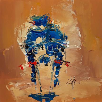 Peinture Enlacés par Raffin Christian | Tableau Figuratif Huile Scènes de vie