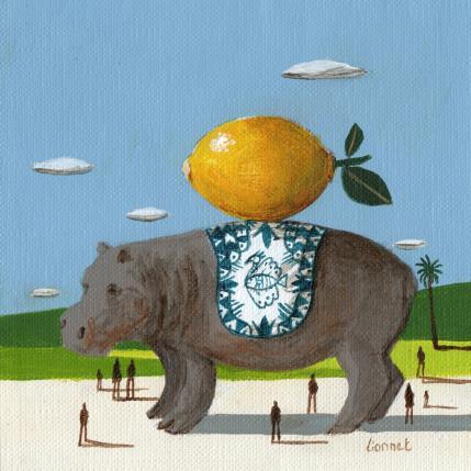 Peinture F1 No Name 107-10425-20240801-4 par Lionnet Pascal | Tableau Surréalisme Acrylique Animaux, Paysages, Scènes de vie