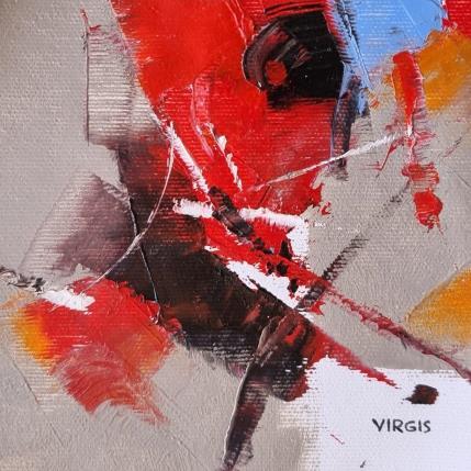 Peinture Capricious par Virgis | Tableau Abstrait Huile Minimaliste