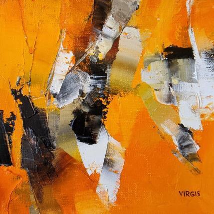 Peinture Always never par Virgis | Tableau Abstrait Huile Minimaliste