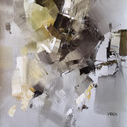 Peinture Supper for the moon par Virgis | Tableau Abstrait Huile Minimaliste