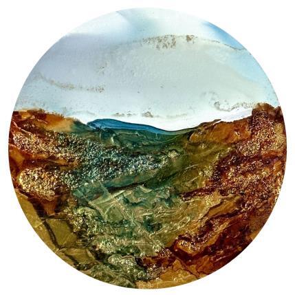 Peinture Bronze Age 2109 par Depaire Silvia | Tableau Abstrait Acrylique Marine, Minimaliste, Paysages