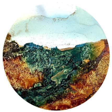 Peinture Bronze Age 2111 par Depaire Silvia | Tableau Abstrait Acrylique Marine, Minimaliste, Paysages