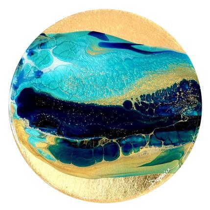 Peinture Profondeurs Marines 2164 par Depaire Silvia | Tableau Abstrait Acrylique Marine, Paysages