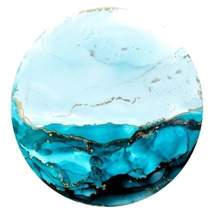 Peinture Profondeurs Marines 2166 par Depaire Silvia | Tableau Abstrait Acrylique Marine, Minimaliste, Paysages