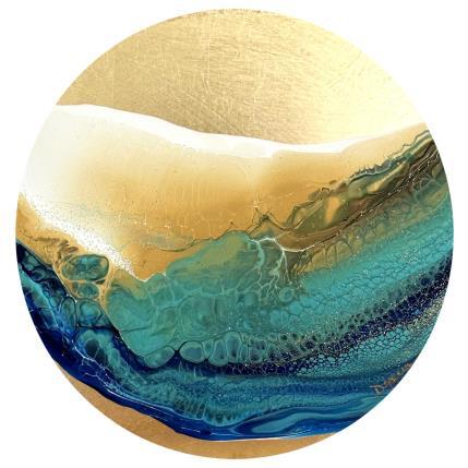 Peinture Profondeur Marine 1359 par Depaire Silvia | Tableau Abstrait Acrylique Marine, Minimaliste, Paysages