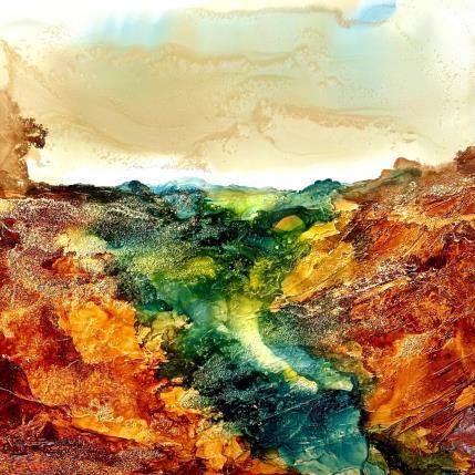 Peinture Bronze Age 2149 par Depaire Silvia | Tableau Abstrait Acrylique Minimaliste, Paysages