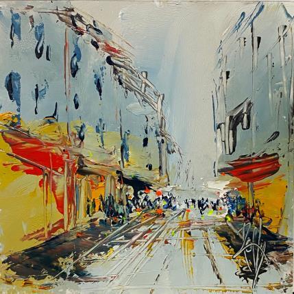 Painting Rue étroite by Raffin Christian | Painting Figurative Oil Urban