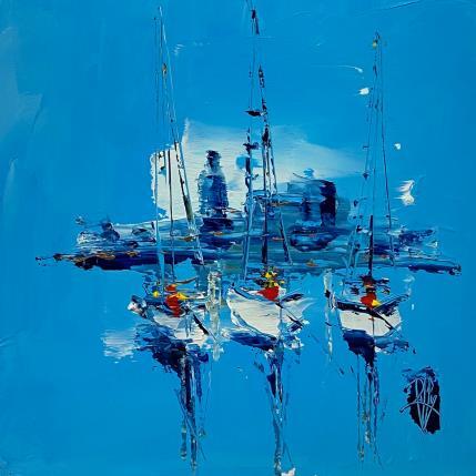 Painting Chateau d'If by Raffin Christian | Painting Figurative Oil Marine