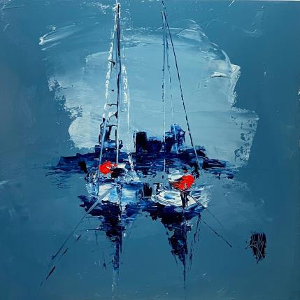 Peinture Ancrage par Raffin Christian | Tableau Figuratif Huile Marine