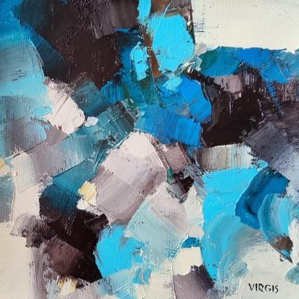 Peinture Today's stories par Virgis | Tableau Abstrait Huile Minimaliste