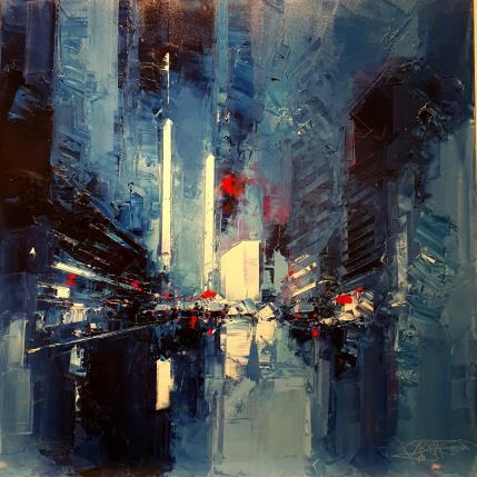 Pintura City Blues por Castan Daniel | Pintura Figurative Oil