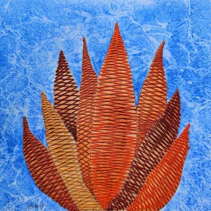 Peinture The orange guardian par Vazquez Laila | Tableau Figuratif Aquarelle, Papier Nature