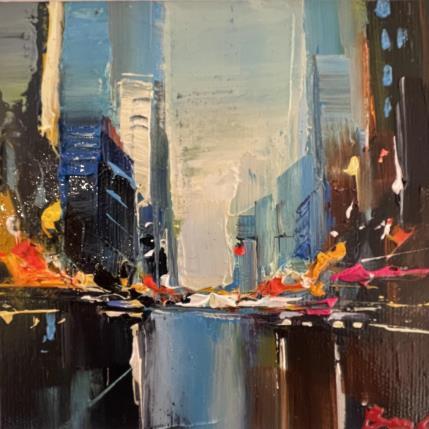 Painting Pulse of the Big City by Bond Tetiana | Painting Figurative Oil