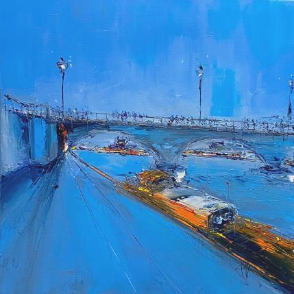 Painting La seine by Raffin Christian | Painting Figurative Oil Urban