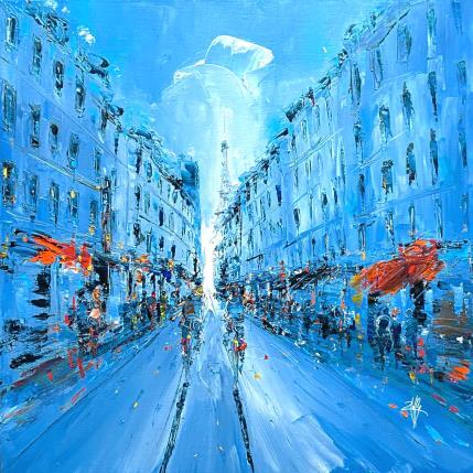 Peinture Tenue de soirée par Raffin Christian | Tableau Figuratif Huile Urbain