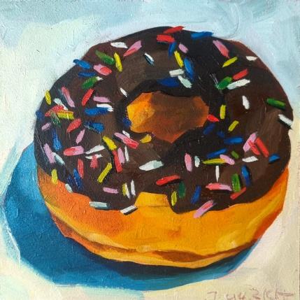 Peinture Favorite breakfast par Ulrich Julia | Tableau Figuratif Bois, Huile