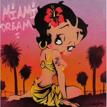 Peinture Betty summer par Kedarone | Tableau Pop-art Acrylique, Graffiti Icones Pop
