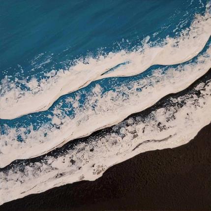 Pintura Tahiti por Geiry | Pintura Subject matter Acrylic, Marble powder, Pigments, Resin, Silver leaf Landscapes, Marine, Nature, Pop icons