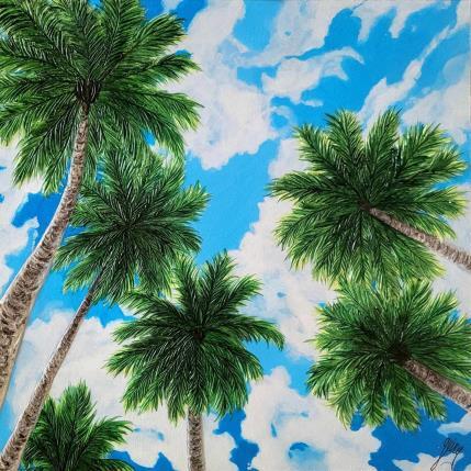 Pintura Punta Cana por Geiry | Pintura Subject matter Acrylic, Marble powder, Pigments, Resin Landscapes, Minimalist, Nature