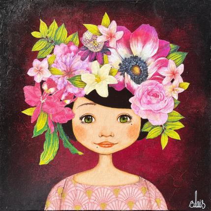 Gemälde Sidonie von Blais Delphine | Gemälde Figurativ Acryl, Collage