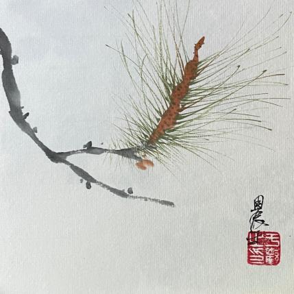 Peinture Branch par Yu Huan Huan | Tableau Figuratif Encre Nature