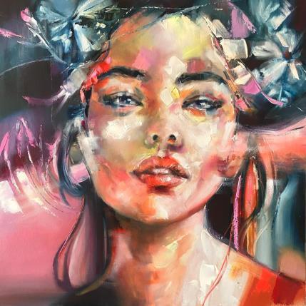 Peinture HAWAII  par Abbondanzia Monica | Tableau Figuratif Acrylique, Huile Portraits