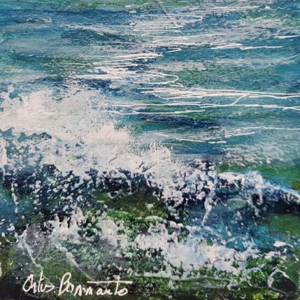 Gemälde Eclat von Ortis-Bommarito Nicole | Gemälde Figurativ Acryl Marine