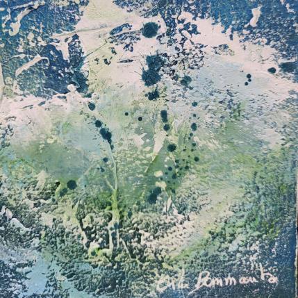 Gemälde Eclaboussure von Ortis-Bommarito Nicole | Gemälde Figurativ Acryl Marine